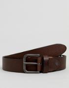 Selected Homme Leather Belt - Tan