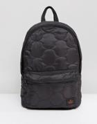 Asos Backpack In Black Quilted Design - Black