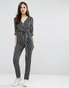 Influence Striped Jumpsuit - Multi
