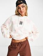 Vans Oversized Hoodie In Beige Wash - Part Of A Set-neutral