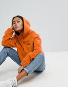 Ellesse Oversized Crop Hoodie With Logo Neck - Orange