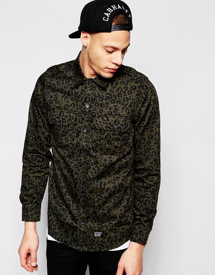 Carhartt Wip Adventure Shirt Long Sleeve - Green