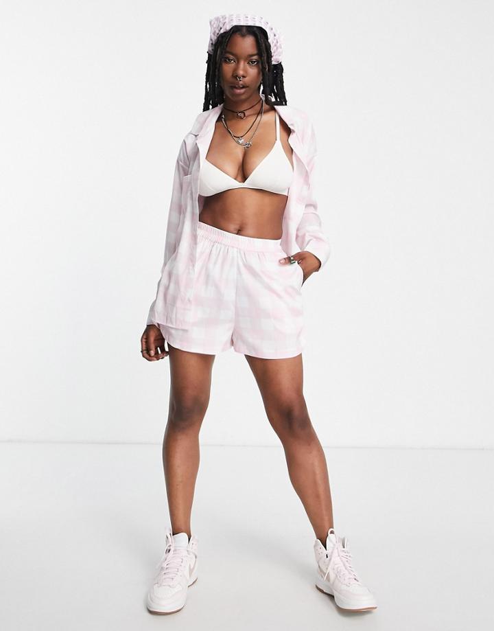 Heartbreak Shorts In Pink Gingham - Part Of A Set