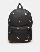 Spiral Birds Backpack - Black
