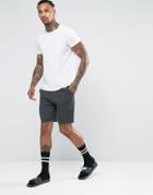 Asos Loungewear Short In Charcoal - Gray