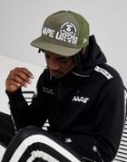 Aape By A Bathing Ape Strap Back Cap With Logo - Green