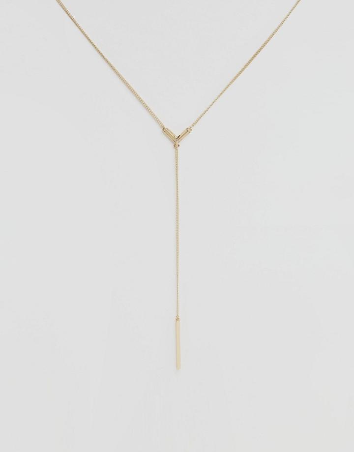 Monki Fine Chain Necklace - Gold