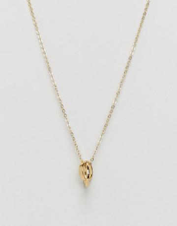 Pieces Rino Circle Necklace - Gold