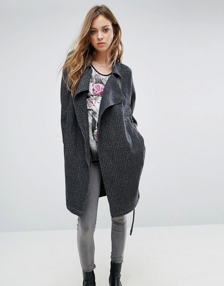 Religion Cheat Trench Coat - Gray