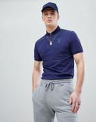 Hackett Mr. Classic Logo Polo In Navy - Navy