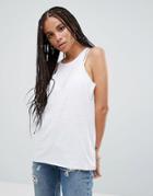 Noisy May Abia Midi Tank - White