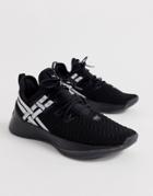 Puma Training Jaab Xt Sneakers In Black And Metallic - Black