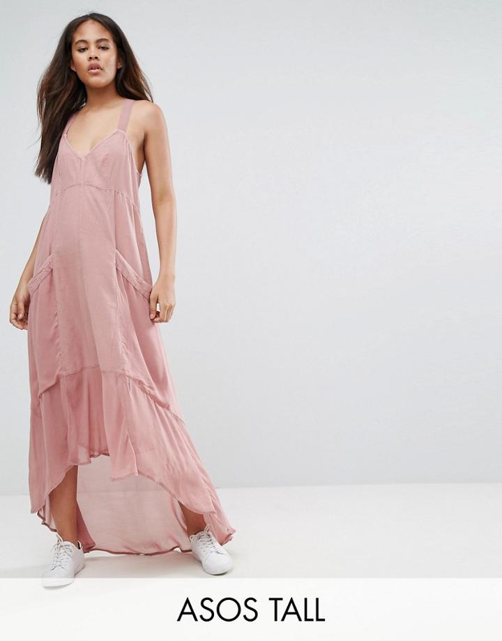Asos Tall Casual Parachute Maxi Dress - Multi