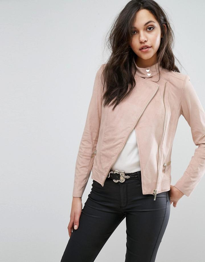 Supertrash Jorpio Biker Jacket - Tan