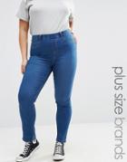 New Look Plus Skinny Jegging - Blue