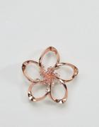 Ted Baker Belvas Crystal Blossom Brooch - Gold