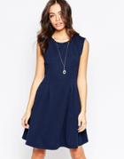Minimum Sleeveless Skater Dress - 683 Twilight Blue