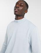 Reebok Classics Long Sleeve T-shirt In Natural Dye Blue