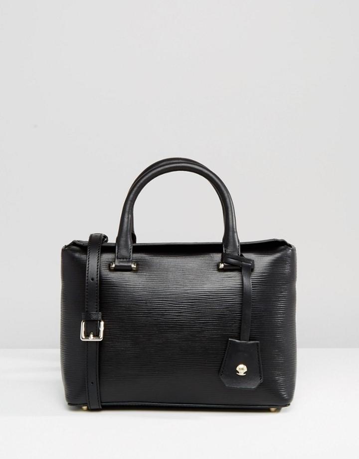 Modalu Leather Mini Tote Bag - Black