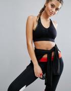 New Look Gym Seamfree Top - Black