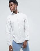 Bellfield Slub Grandad Shirt - Gray