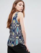 Vero Moda Tank Top With Open Back - Navy