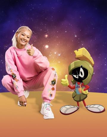 Asos Design Space Jam: A New Legacy At The Beginning Matching Sweatpants In Pink