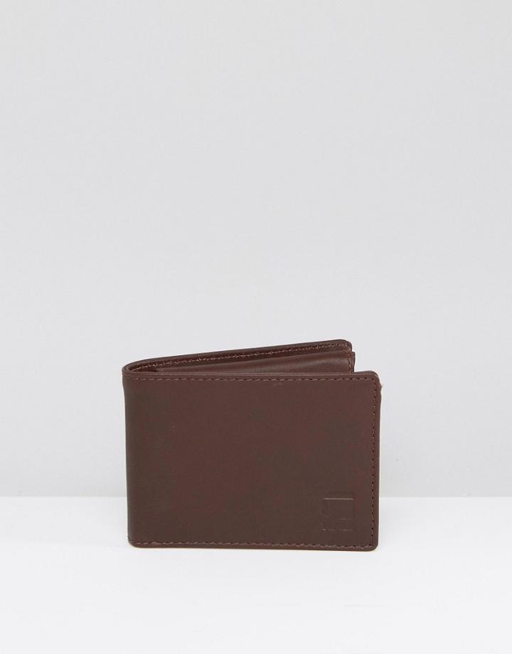 G-star Barran Leather Wallet - Brown