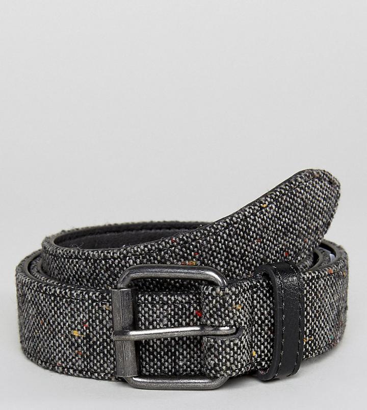 Heart & Dagger Tweed Belt - Black