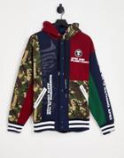 Aape By A Bathing Ape Splice Hoodie In Multi - Part Of A Set