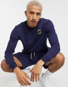 Puma Hoops Sweatshirt In Navy