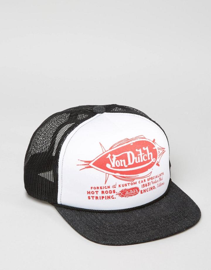 Von Dutch Trucker Cap - Black