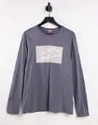 The North Face Image Ideals Long Sleeve T-shirt In Gray