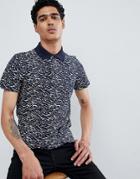 Jefferson Bird Print Polo - Navy