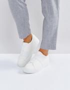 Park Lane Elastic Trim Sneaker - White