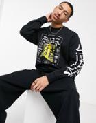 Adidas Torsion Crewneck Sweatshirt In Black