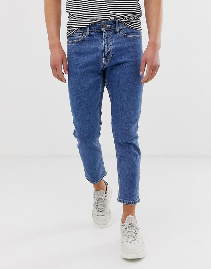 New Look Slim Jeans In Blue Wash