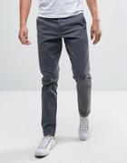 Only & Sons Slim Fit Chinos In Gray - Gray