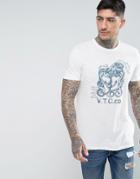 Jack & Jones Vintage T-shirt With Vintage Print - White