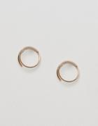 Weekday Small Curled Earrings - Gold