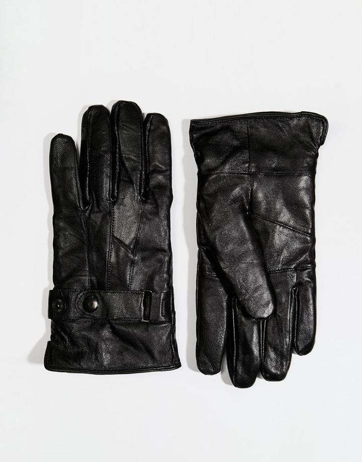 Minimum Leather Gloves - Black