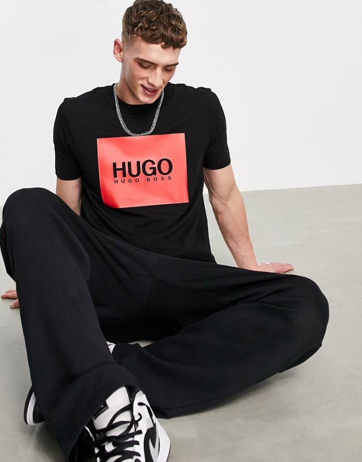 Hugo Dolive214 T-shirt In Black