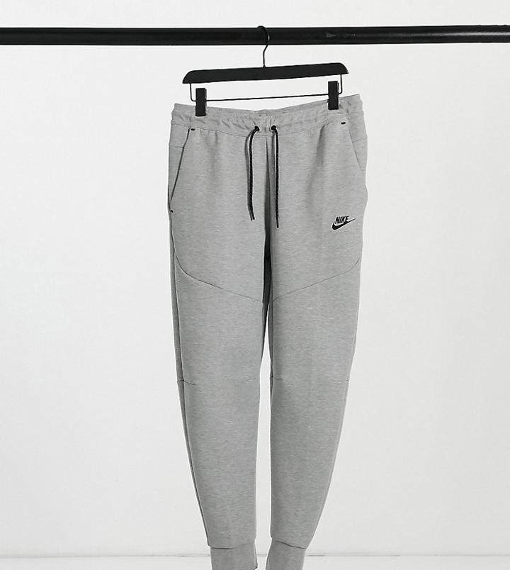 Nike Tall Tech Fleece Sweatpants In Gray-grey