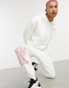 Asos Design Co-ord Sweatpants With Biggie Smalls Print In Ecru-neutral