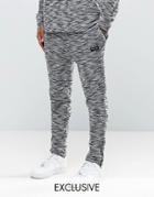 Nicce London Skinny Knitted Joggers - Gray