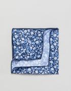 Jack & Jones Floral Printed Pocket Square - Navy