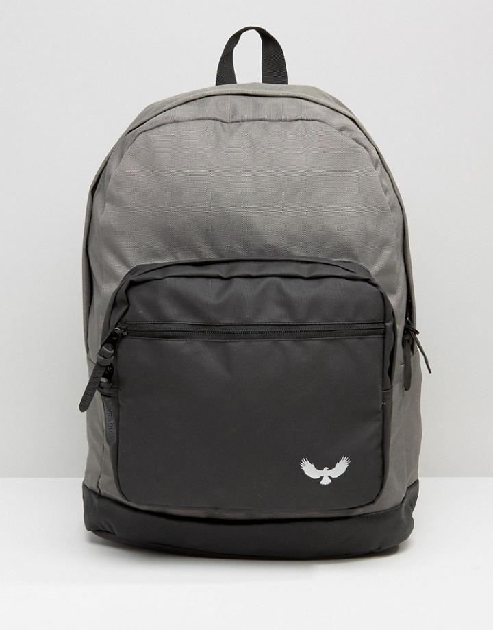 Bravesoul Backpack With Front Pocket - Gray