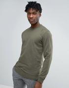 Only & Sons Distressed Sweatshirt - Green
