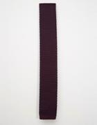 Noose & Monkey Tie Knitted - Red