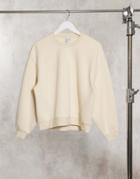 & Other Stories Eco Scuba Sweatshirt In Beige-neutral